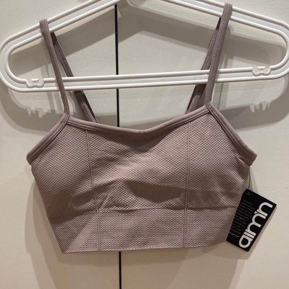 Aimn comfy sweatshorts & luxe seamless sports bra set! - Picture 4 of 7